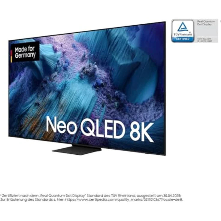 SAMSUNG Neo QLED 8K QN990F, 98 Zoll (249 cm) Mini LED UHD Fernseher mit NQ8 AI Gen3 Prozessor, 8K Upscaling Pro, Glare Free, Wireless One Connect, Art Store Galerie und Dolby Atmos Sound (2025) – Bild 2