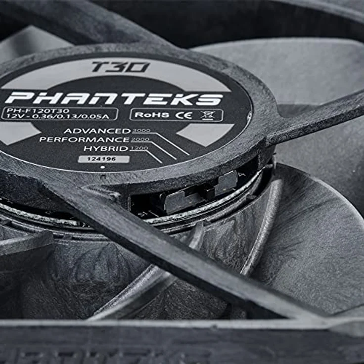 Phanteks T30 PWM 120mm Lüfter - schwarz – Bild 5