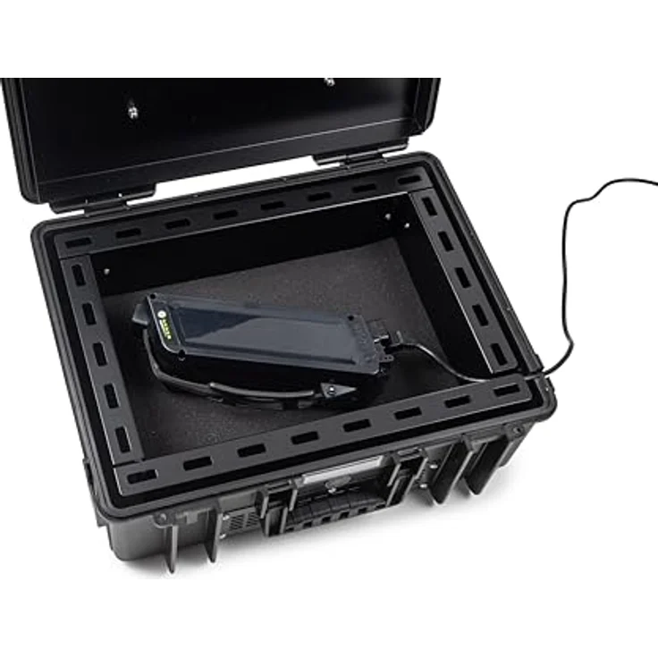 B+W B&W battery.case 908.8 (6000er Case), Kameratasche, Schwarz - Sicherer Transport für Lithium-Akkus mit Aktiv-Kohle-Filter – Bild 4