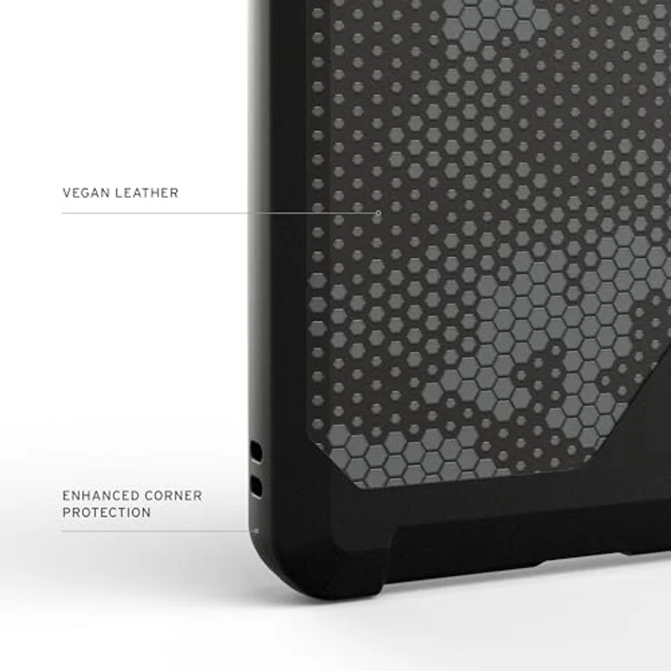 URBAN ARMOR GEAR Metropolis LT Case für Samsung Galaxy S26 Ultra, stoßabsorbierende Hülle in Micro Hex Camo Graphite, kompatibel mit Wireless Charging (Qi) und magnetischer Aufladung, Militärstandard zertifiziert – Bild 5