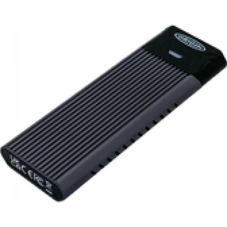 Origin Storage USB-C Single NVMe/SATA M.2 SSD Enclosure, unterstützt M.2 2240/2260/2280, hohe Lesegeschwindigkeit bis zu 3200 MB/s, schwarz