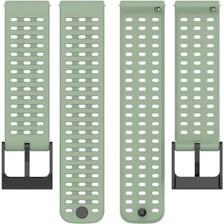 GIOPUEY Armband für SUUNTO Vertical/Vertical 2/Race/Race 2/Race S/5 Peak/9 Peak/9 Peak Pro, Weiches Silikon, Verschleißfest, Atmungsaktiv, Ersatzarmband - matcha green – Bild 3
