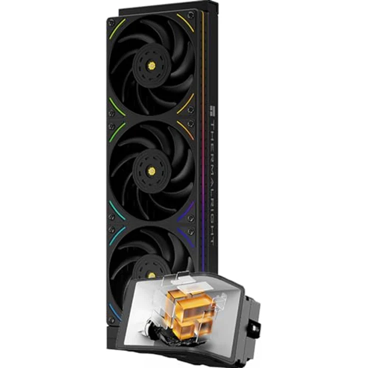 Thermalright Wonder Vision 360 UB ARGB, 360mm CPU Wasserkühler mit RGB-Beleuchtung, Schwarz – Bild 2