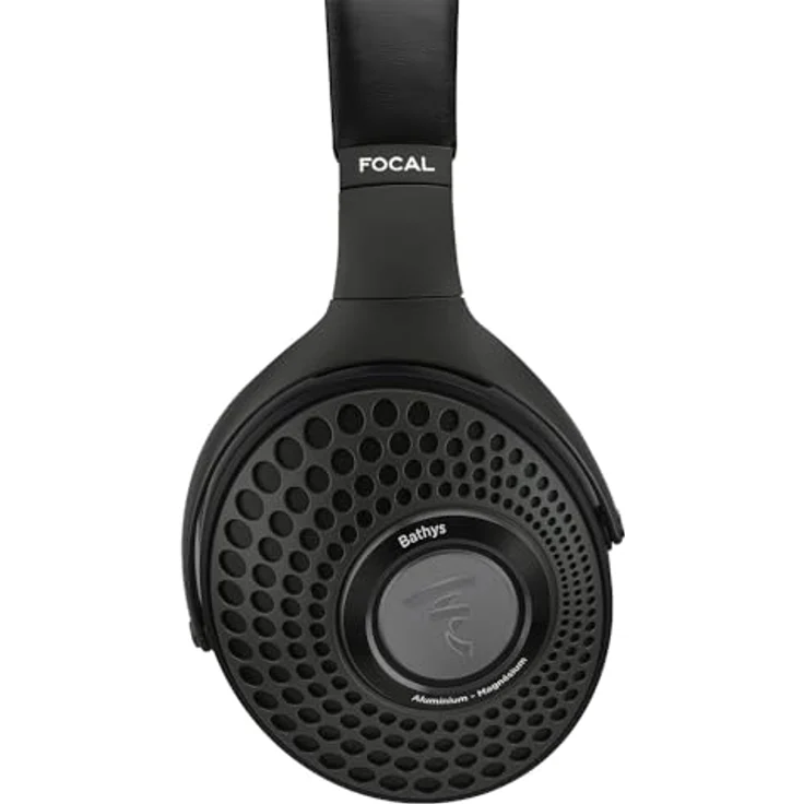 Focal Bathys Over Ear HiFi Bluetooth Wireless Kopfhörer mit aktiver Geräuschunterdrückung (Black Stealth) – Bild 2
