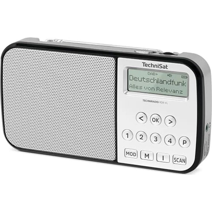 TechniSat TechniRadio RDR XL tragbares Radio silber, DAB+/UKW, Bluetooth-Audiostreaming, 6 Stunden Akkulaufzeit – Bild 6