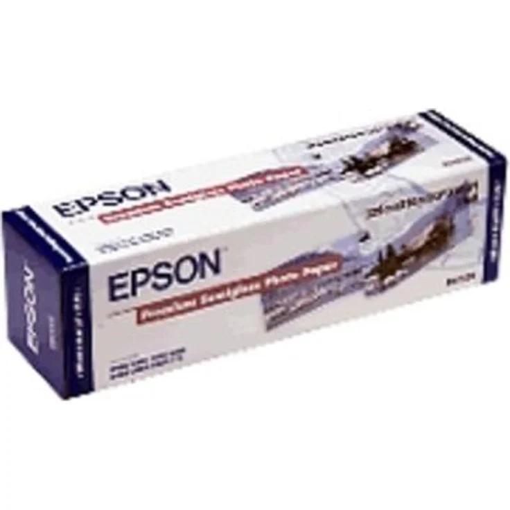 Epson Premium Glossy Photo Papier, 32,9 cm x 10 m Rolle, hochglänzend für pigmentierte Tinte – Bild 1