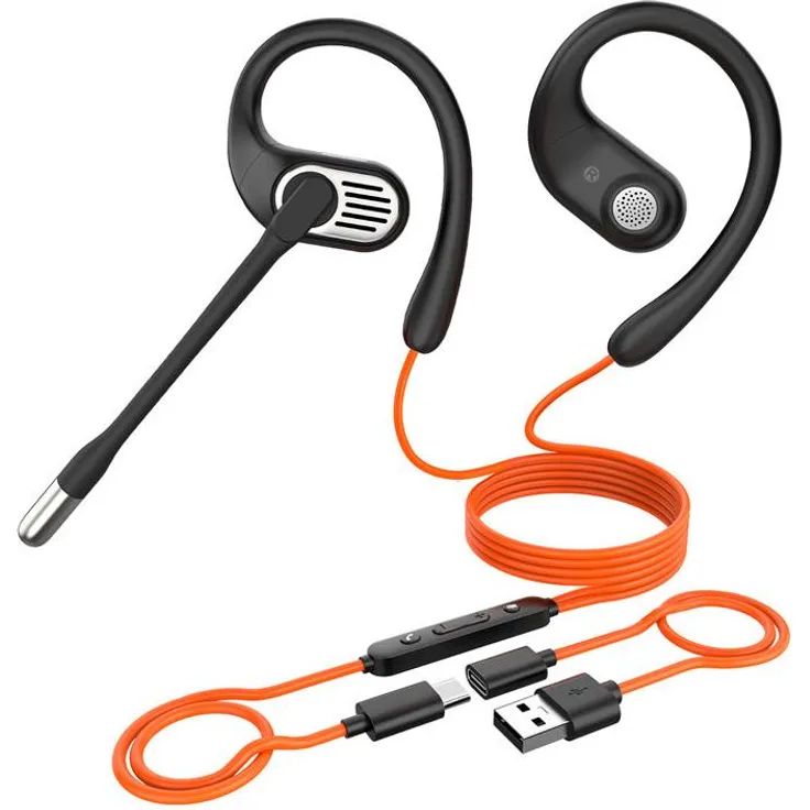 OneOdio Openrock Link 10, Kabelgebundene In-Ear-Kopfhörer mit fortschrittlicher Signalverarbeitung, Schwarz