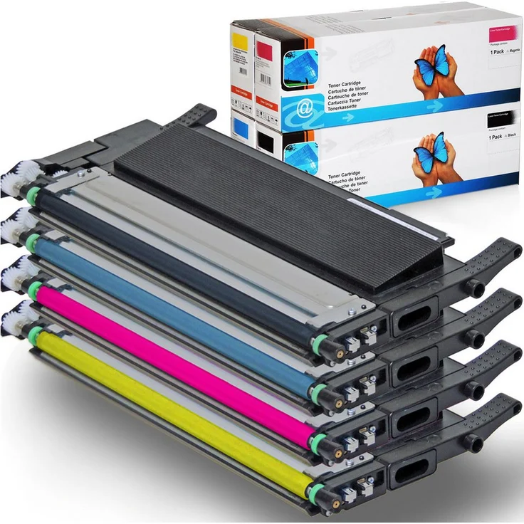 OTTO Tonerkartusche Samsung CLT-P406C, Gelb, kompatibel mit CLT-K406S, CLT-C406S, CLT-M406S, 1.000 Seiten Reichweite