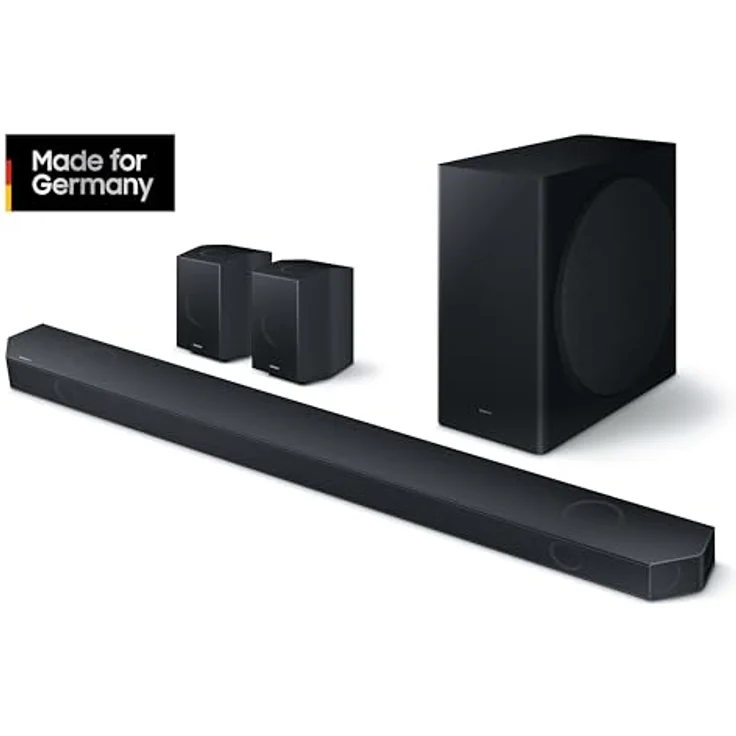 Samsung HW-Q935GD 9.1.4-Kanal Q-Soundbar für TV-Geräte, 2.0.2-Kanal-Rücklautsprecher, Bluetooth-Lautsprecher mit kabellosem Dolby Atmos / DTS:X, Q-Symphony [2024] – Bild 3