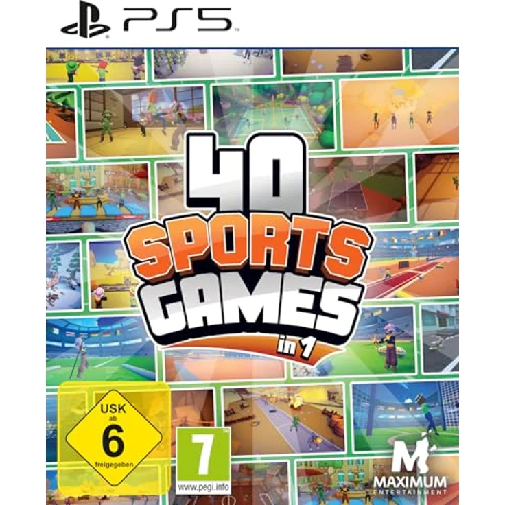 Astragon 40 Sports Games in 1 für Playstation 5, Familienspiel für 1-4 Spieler mit 40 Sportarten und freischaltbaren Kostümen – Bild 1