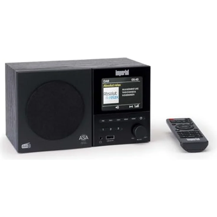 Imperial DABMAN-120BK, DAB+/FM-Radio mit Bluetooth, Fernbedienung und 9 cm TFT-Farbdisplay, Schwarz – Bild 6