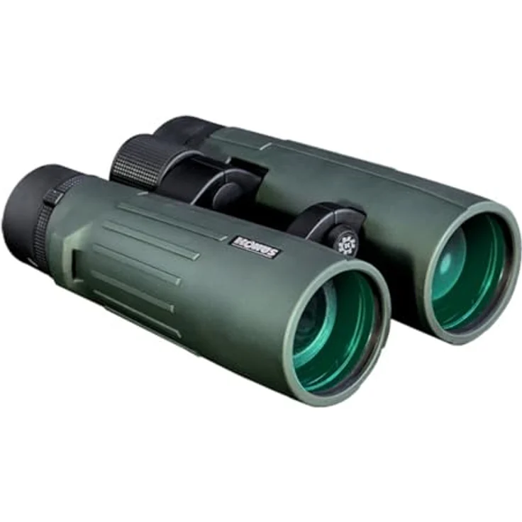 Konus KONUSREX 10x50, grünes Fernglas mit silberner Optik, superleicht, wasserdicht und stickstoffgefüllt – Bild 1