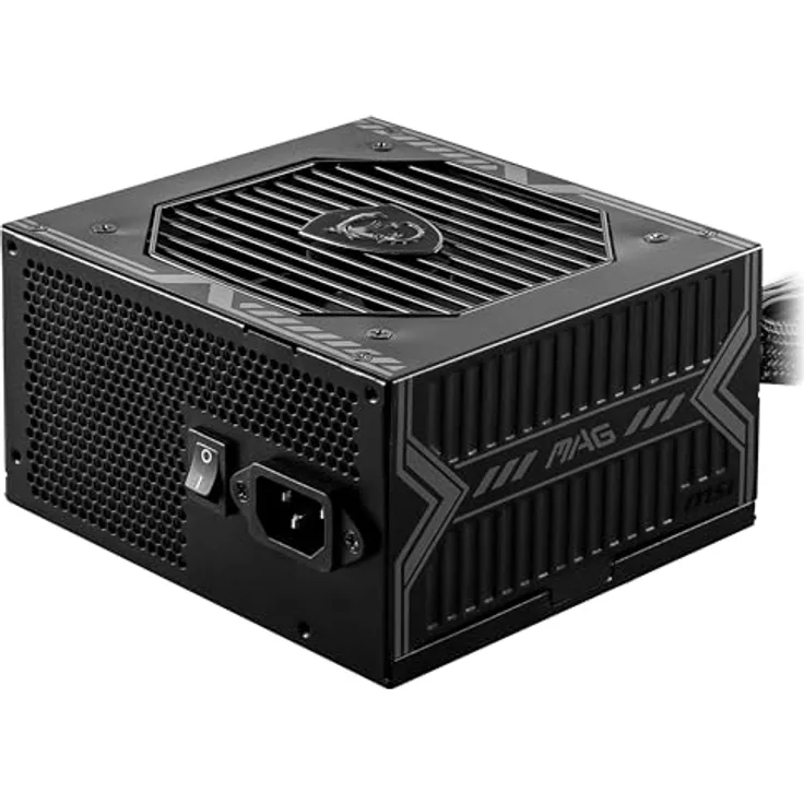 MSI MAG A650BNL, 650W ATX Netzteil mit 80 PLUS Bronze Zertifizierung, flachen Kabeln und geräuscharmem 120 mm Lüfter