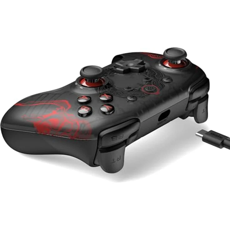 8bitdo Ultimate 2C Wired Pad Black Myth Wukong, Gaming Controller für PC mit 1000 Hz Polling-Rate, anpassbaren Tasten und Rumble-Vibration, Schwarz – Bild 2