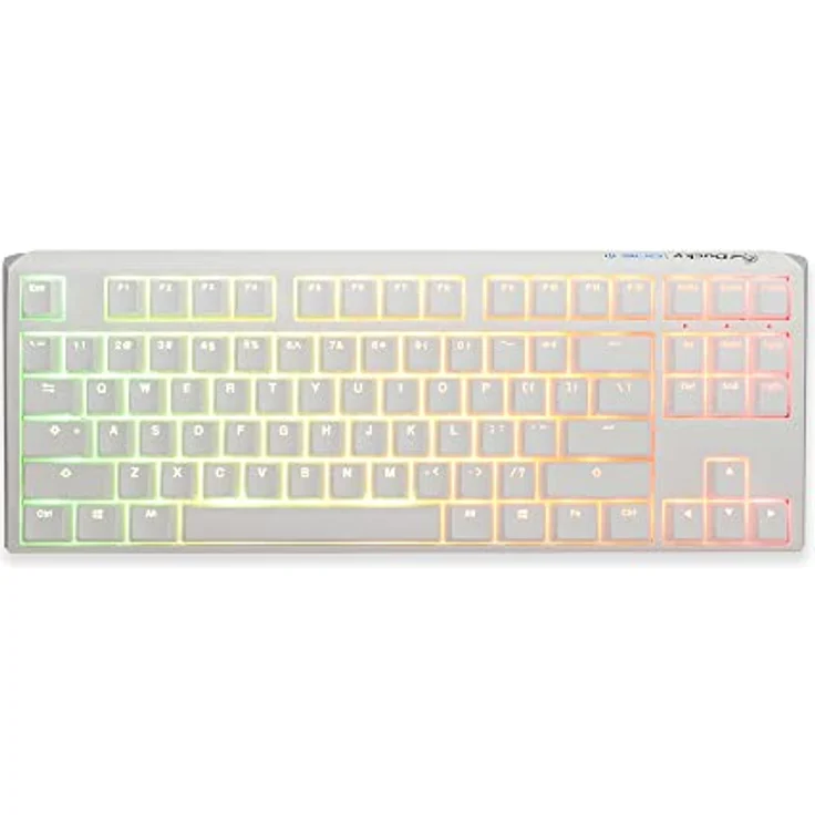 Ducky One 3 Classic Pure White TKL Gaming Tastatur, RGB LED - MX-Clear (US) – Bild 1