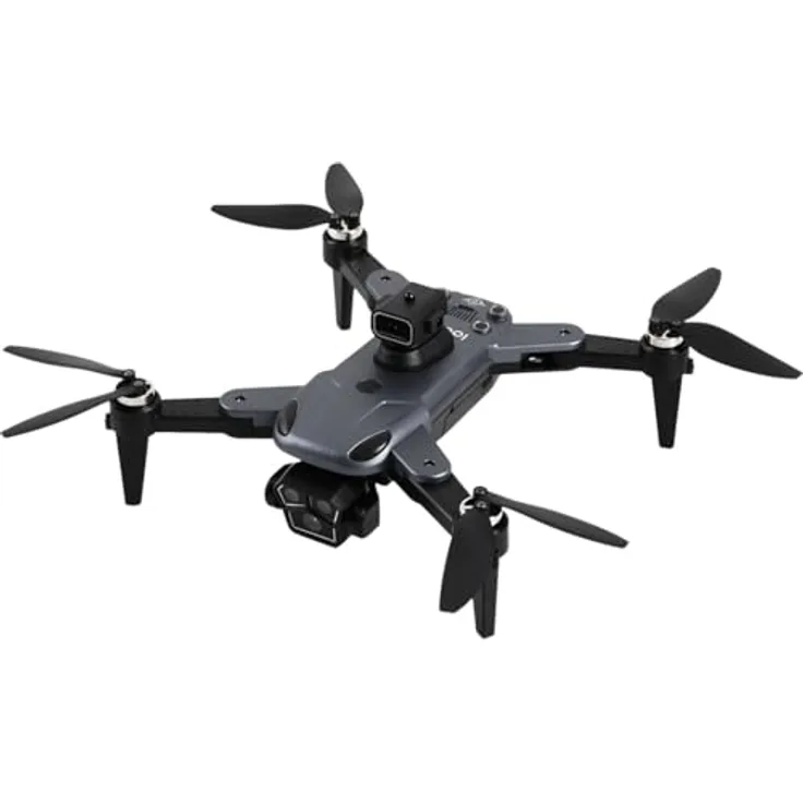 ideoon 4K Drohne C0 mit schwenkbarer Kamera, GPS, Hinderniserkennung und Follow-Me-Funktion, faltbar, bürstenloser Motor
