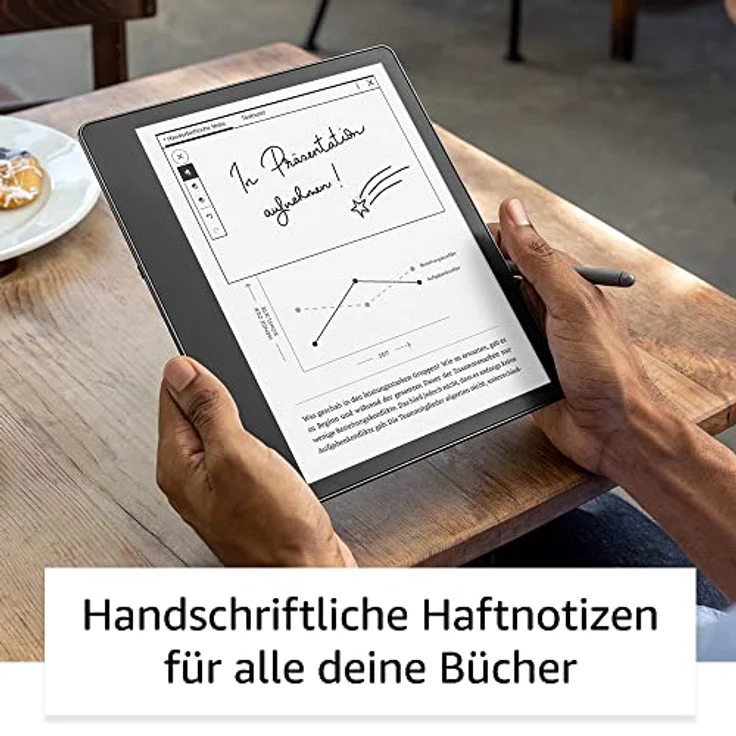 Zertifiziert und generalüberholt Kindle Scribe, der erste Kindle mit Schreibfunktion, mit 10,2-Zoll-Paperwhite-Display mit 300 ppi, mit Premium-Eingabestift | 64 GB – Bild 2
