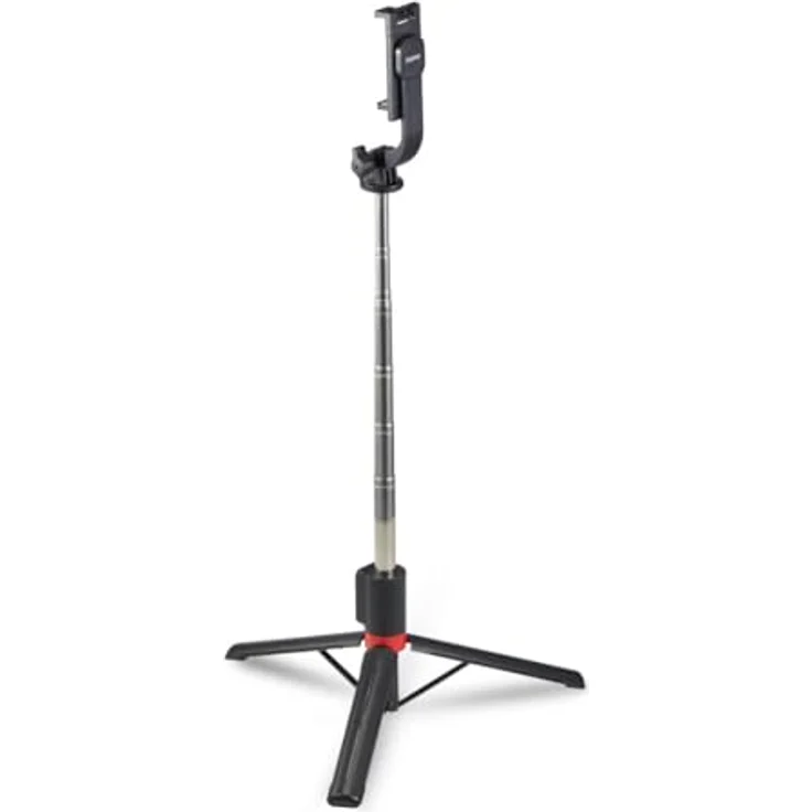 Hama Fancy Stand 110, 3-Bein Stativ für Smartphone mit Bluetooth-Fernauslöser, Schwarz – Bild 5