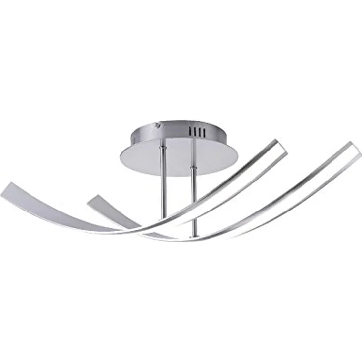 Paul Neuhaus LED Deckenleuchte 2x 7 Watt Deckenlampe Wohnzimmer Flur 6472-55, Silber, 1700lm, 3000K, IP20 – Bild 2