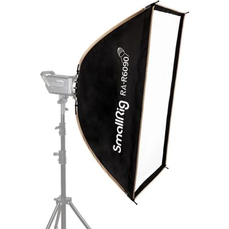 SmallRig 3930 RA-R6090 Rechteckige Softbox, 60x90 cm, hochwertiges Stoffgitter, inkl. Transporttasche