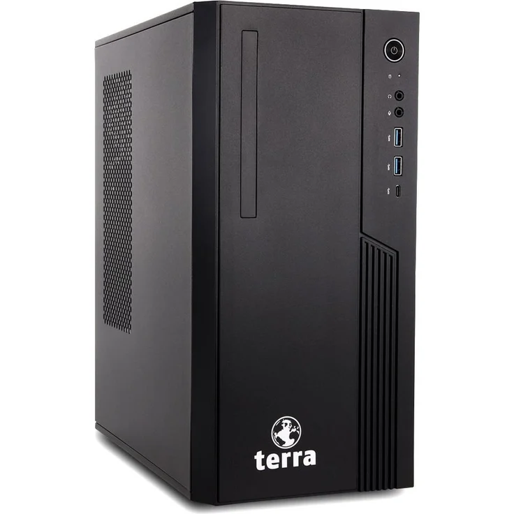 Terra PC-BUSINESS BUSINESS 4000, Komplettsystem mit Intel Core i3-12100 (4,3 GHz), 8 GB DDR5 RAM, 500 GB HDD für Büroumgebungen