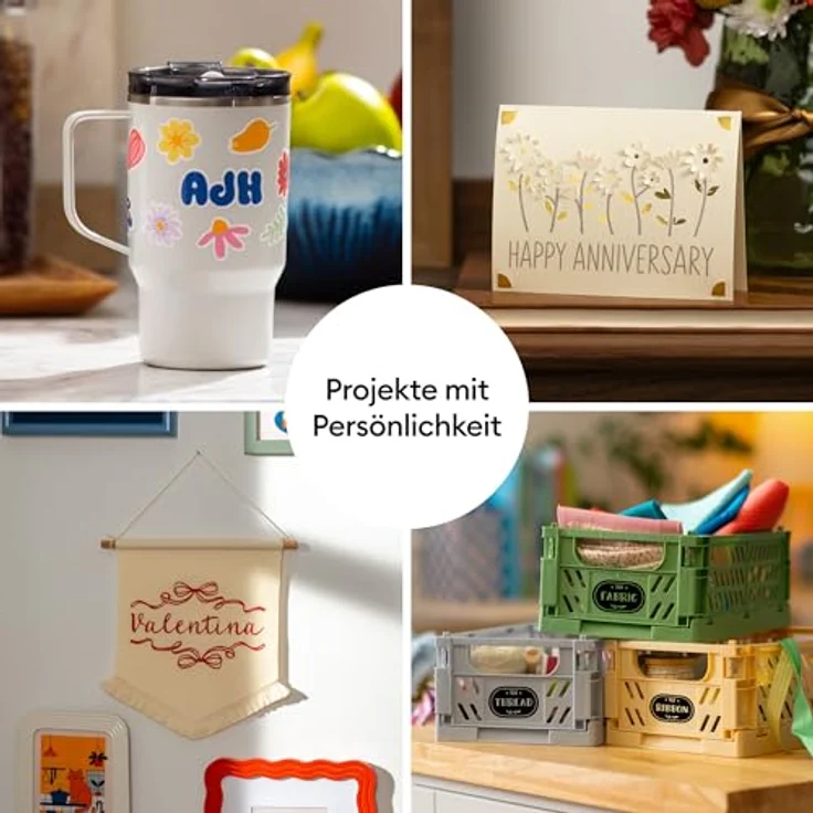 Cricut Joy™ 2 Essential Bundle, Intelligente kompakte Schneidemaschine mit 11,4 cm Schnittbreite für individuelle Karten, Aufkleber und Etiketten – Bild 4
