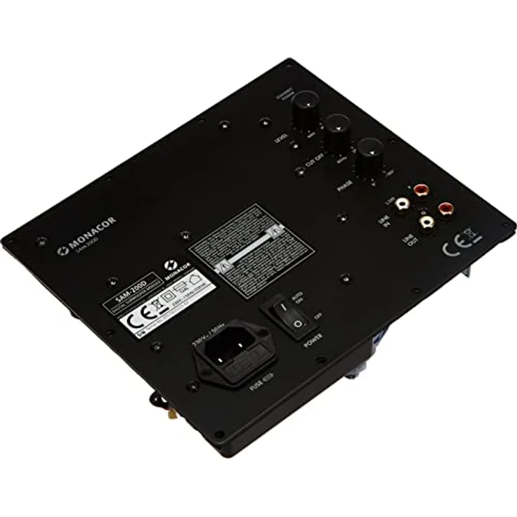 Mocor 32.0780 Subwoofer, Schwarz Subwoofer - 200 Watt - schwarz – Bild 3