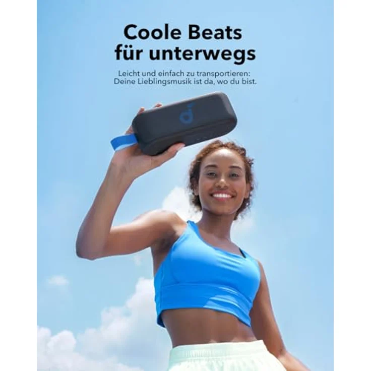 soundcore Select 3 BassUp Mode Bluetooth 5.0 Waterproof IPX7 Bluetooth-Lautsprecher – Bild 4