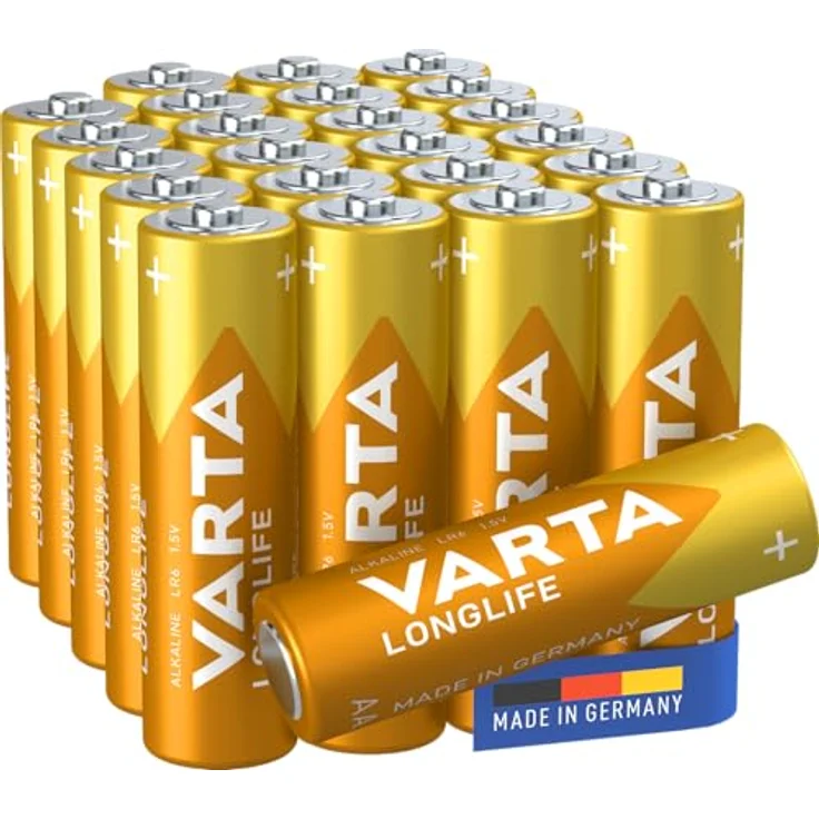 Varta Longlife AA CUBE24, Auslaufsichere Alkaline Batterien mit 10 Jahren Lagerfähigkeit – Bild 2