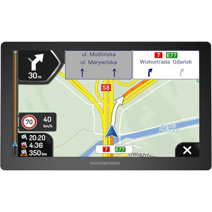Modecom Navigation Freeway Cx 9.0, 9 Zoll GPS mit iGo Europa und 8 GB Speicher, schwarz – Bild 8