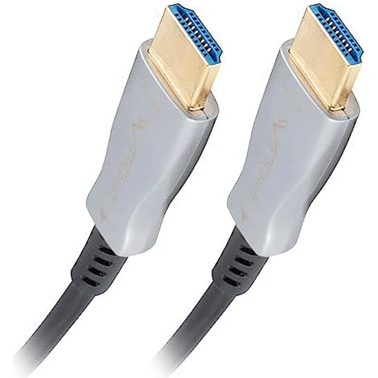 Lanberg CA-HDMI-20FB-0500-BK, Optical HDMI Kabel M/M, 50m, V2.0, 4K AOC, schwarz – Bild 5
