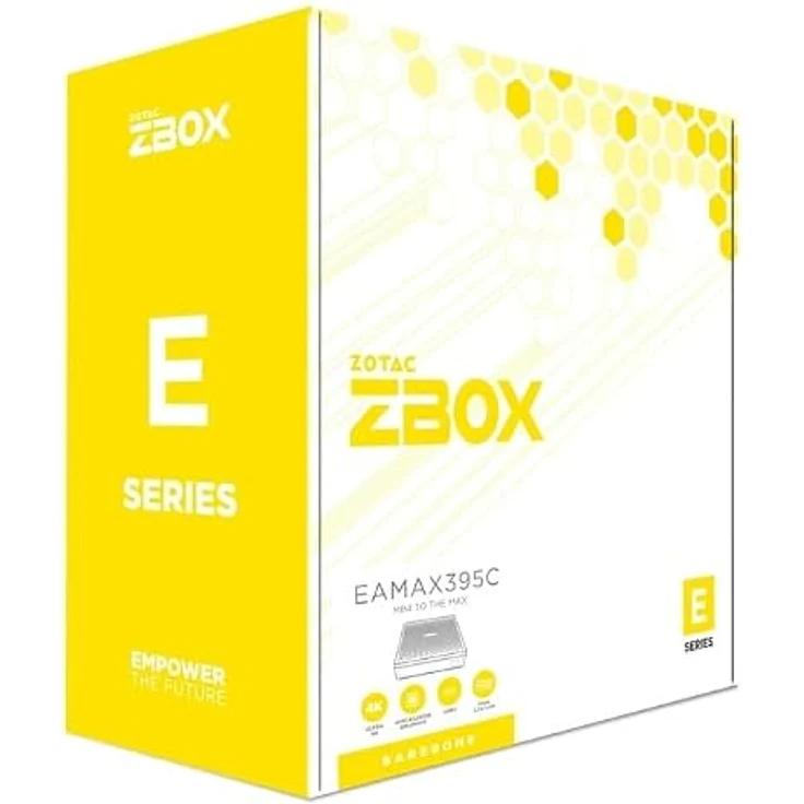 Zotac ZBOX MAGNUS EAMAX395C, Mini-PC Barebone, LPDDR5X-SDRAM, M.2, PCI Express, Wi-Fi 7 (802.11be), 240 W, 2,6L Größe – Bild 4