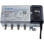 DCT Delta – BKE 39 PS KDG VPE: 1, Hausanschlussverstärker KDG C (4.2) 1 GHz 39 dB, RW 65 MHz 29 dB Verstellvorrichtung Ebene, Signalverstärker 39 dB für Kabelfernsehen DVB-C, DVB-T, Rückkanal, blau