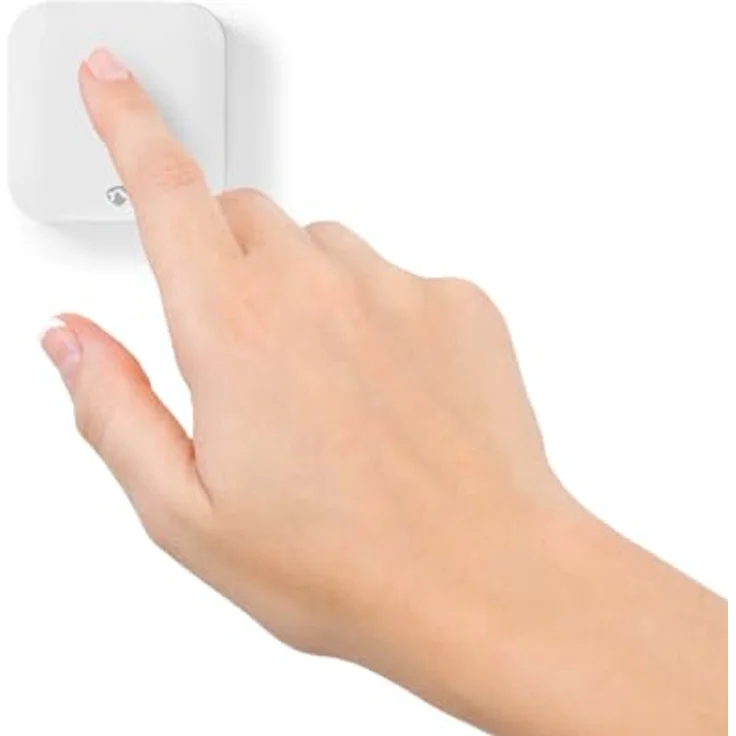 Nedis SmartLife Wandschalter Zigbee 3.0 Wandhalterung Android-IOS Kunststoff Weiss – Bild 3