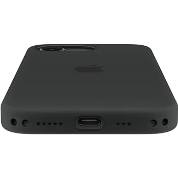 Apple iPhone 17e Silikon Case mit MagSafe, Schwarz – Schützendes und umweltfreundliches Design mit Mikrofaserfutter und integrierten Magneten für kabelloses Laden – Bild 5