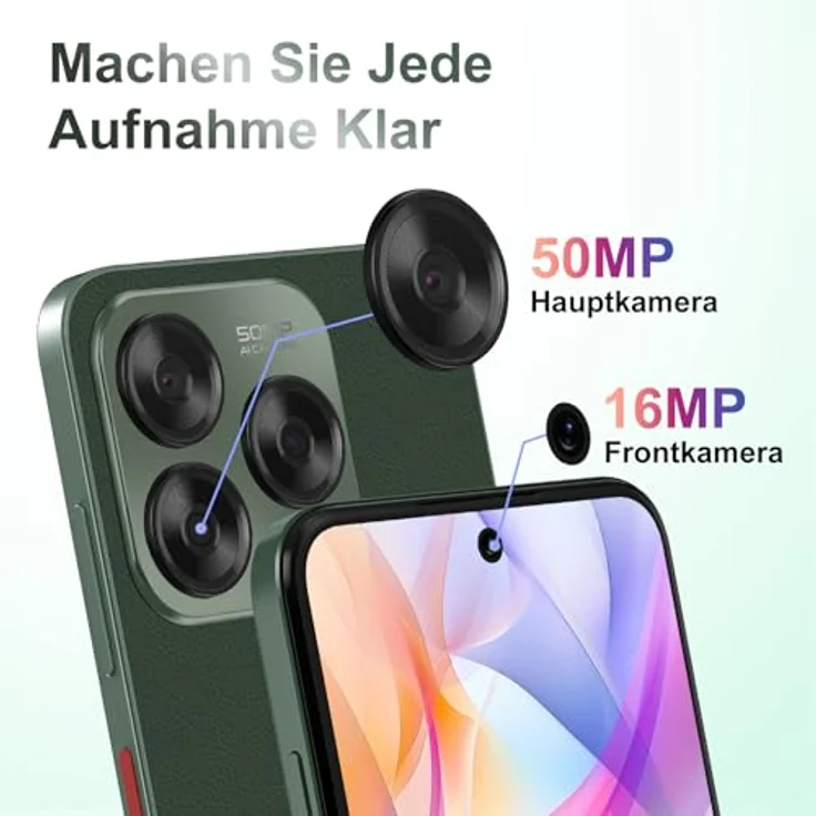 ZTE Blade V70 Vita Smartphone (17,02 cm/6,7 Zoll, 256 GB Speicherplatz, 50 MP Kamera) – Bild 3