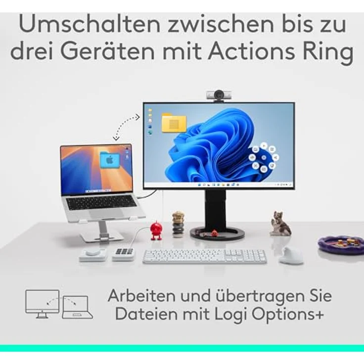 Logitech MX Master 4 - Off-White - Ergonomische Maus (Weiß) – Bild 10