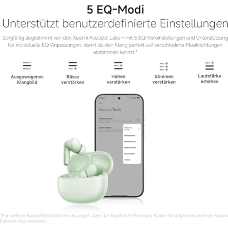 Xiaomi Redmi Buds 8, In-Ear Kopfhörer mit klarer Klangqualität, schwarz – Bild 8