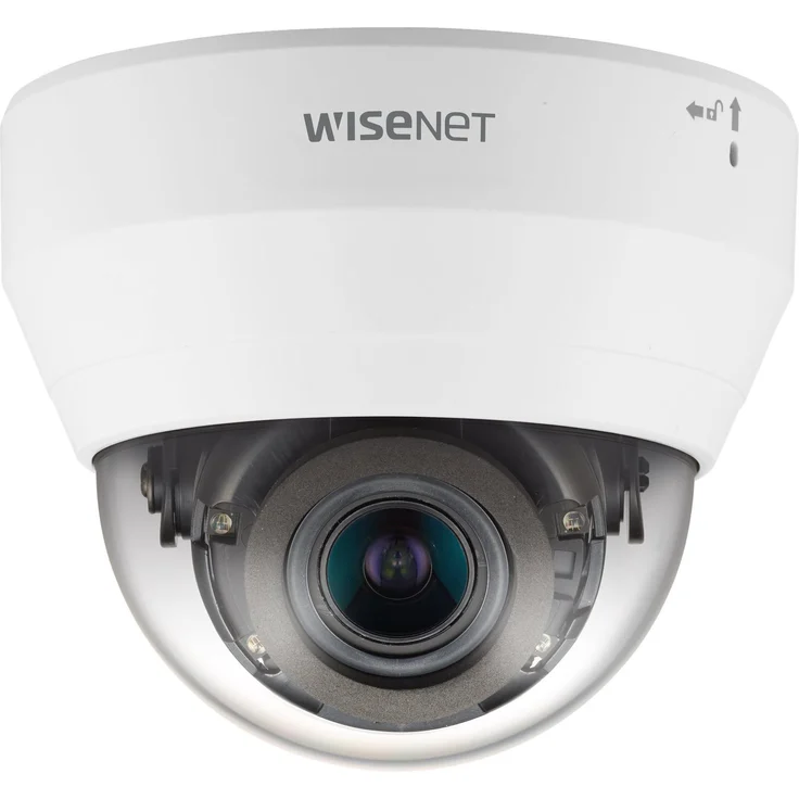 Hanwha QND-6082R1, IP-Sicherheitskamera für Deckenmontage, weiß, Dome, kabelgebunden, Kunststoff