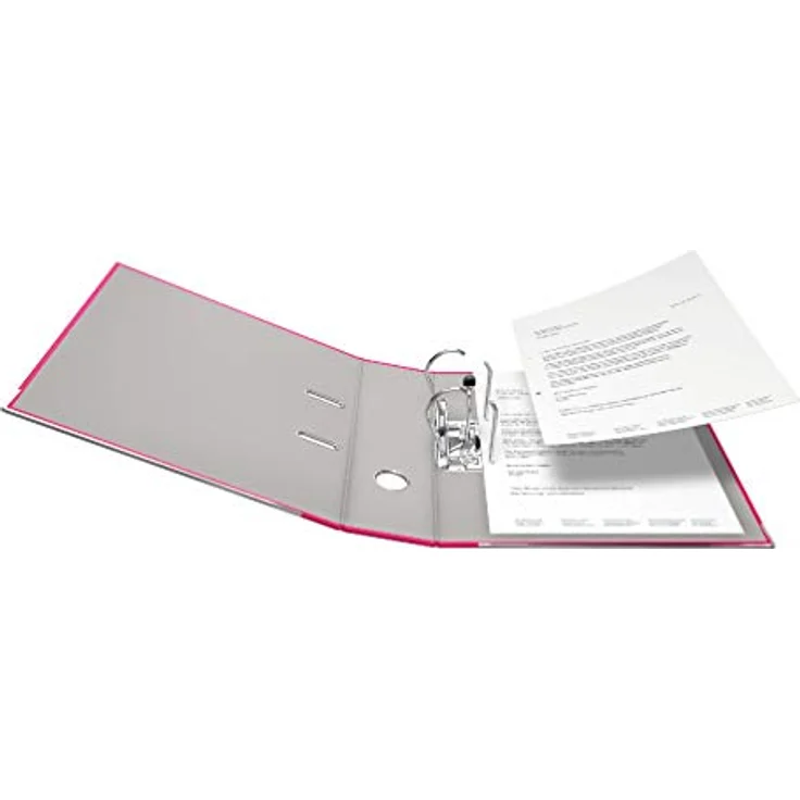 Falken Aktenordner 20x PP-Color-Ordner A4 Rücken 80mm mit Einsteckschild Pink, strapazierfähig und FSC zertifiziert – Bild 5