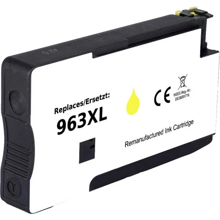 Renkforce Tinte ersetzt HP 963XL, 3JA29AE Tintenpatrone, kompatibel mit hochwertiger Druckqualität, schwarz