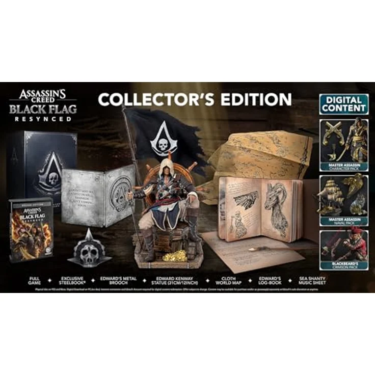 UBISOFT Assassin's Creed Black Flag Resynced - Collector's Edition, PS5 mit verbesserten Spielmechaniken und exklusiven Inhalten – Bild 2