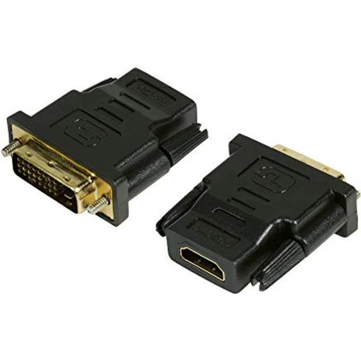 LogiLink HDMI zu DVI-D Adapter Digital (DVI Dual Link Belegung 24+1), unterstützt alle HDTV und HD ready Standards – Bild 2