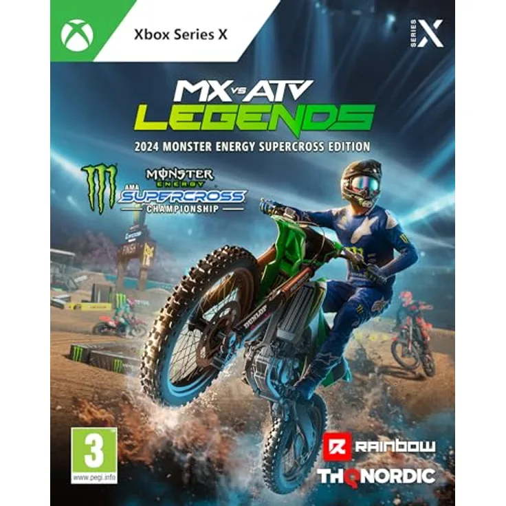 THQ Nordic MX vs ATV Legends - 2024 Monster Energy Supercross Edition - Xbox Series X [PEGI-AT Import] - Xbox Series X-Game mit 16 offiziellen Strecken der Monster Energy Supercross Championship 2024 - Preisvergleich