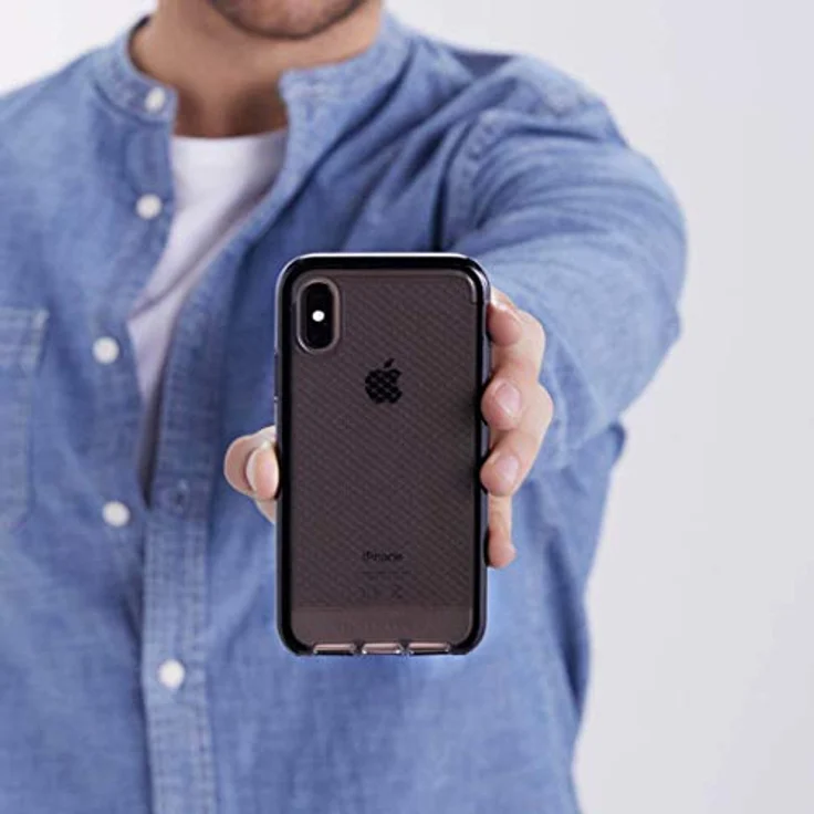 Tech21 Evo Check Schutzhülle für Apple iPhone Xs Max - Rauchig-Schwarz – Bild 4
