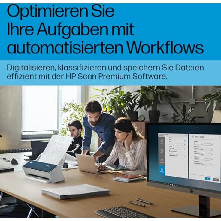 HP ScanJet Enterprise Flow 9000 s1, A3 Dokumentenscanner mit ADF, 1200 DPI, 80 ppm, USB 3.2 – Bild 9