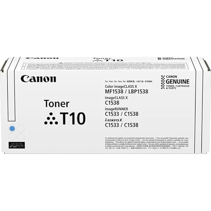 Canon T10 Toner Cartridge Original Cyan, 4565C001