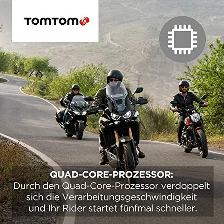 TomTom Rider 500 EU, GPS-Navigationsgerät mit 4,3 Zoll Touchscreen, vorinstallierten Europakarten und Wi-Fi-Updates, schwarz – Bild 6