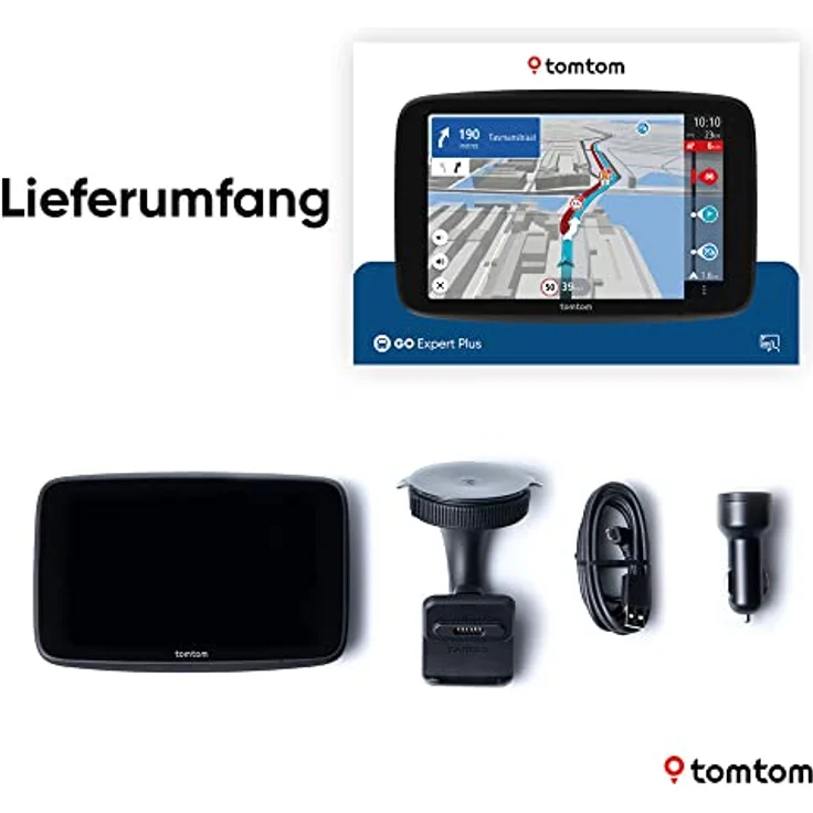 TomTom Go expert Plus 7 Zoll (17,8 cm), LKW-Navigationsgerät mit 32 GB, Wi-Fi-Updates und Sprachsteuerung, schwarz – Bild 9