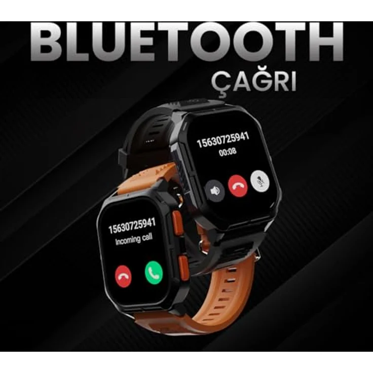 HiFuture FutureFit Ultra3 Smartwatch Orange (2" TFT Display, 100+ Sportmodi, IP68 wasserdicht) – Bild 4